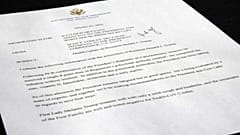 Il memorandum del medico di Donald Trump alla Casa Bianca, Sean Conley, in cui si attesta che è stato curato con una dose da 8g di cocktail Regeneron