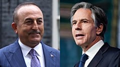 Türkiye Dışişleri Bakanı Mevlüt Çavuşoğlu ve ABD Dışişleri Bakanı Antony Blinken