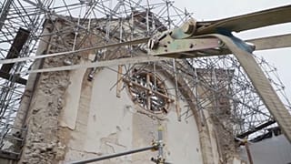 Las campanas vuelven a tocar en Norcia, la ciudad italiana devastada por el seísmo de 2016