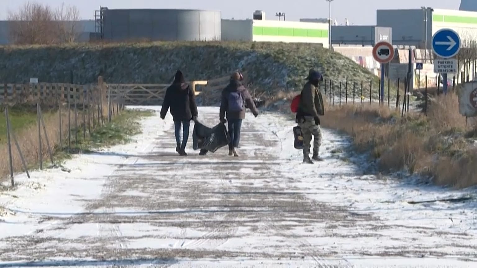 Migrants in Calais