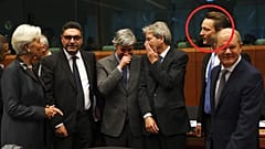 Gernot Blümel osztrák pénzügyminiszter az Eurogroup találkozóján 2020 januárjában (illusztráció)