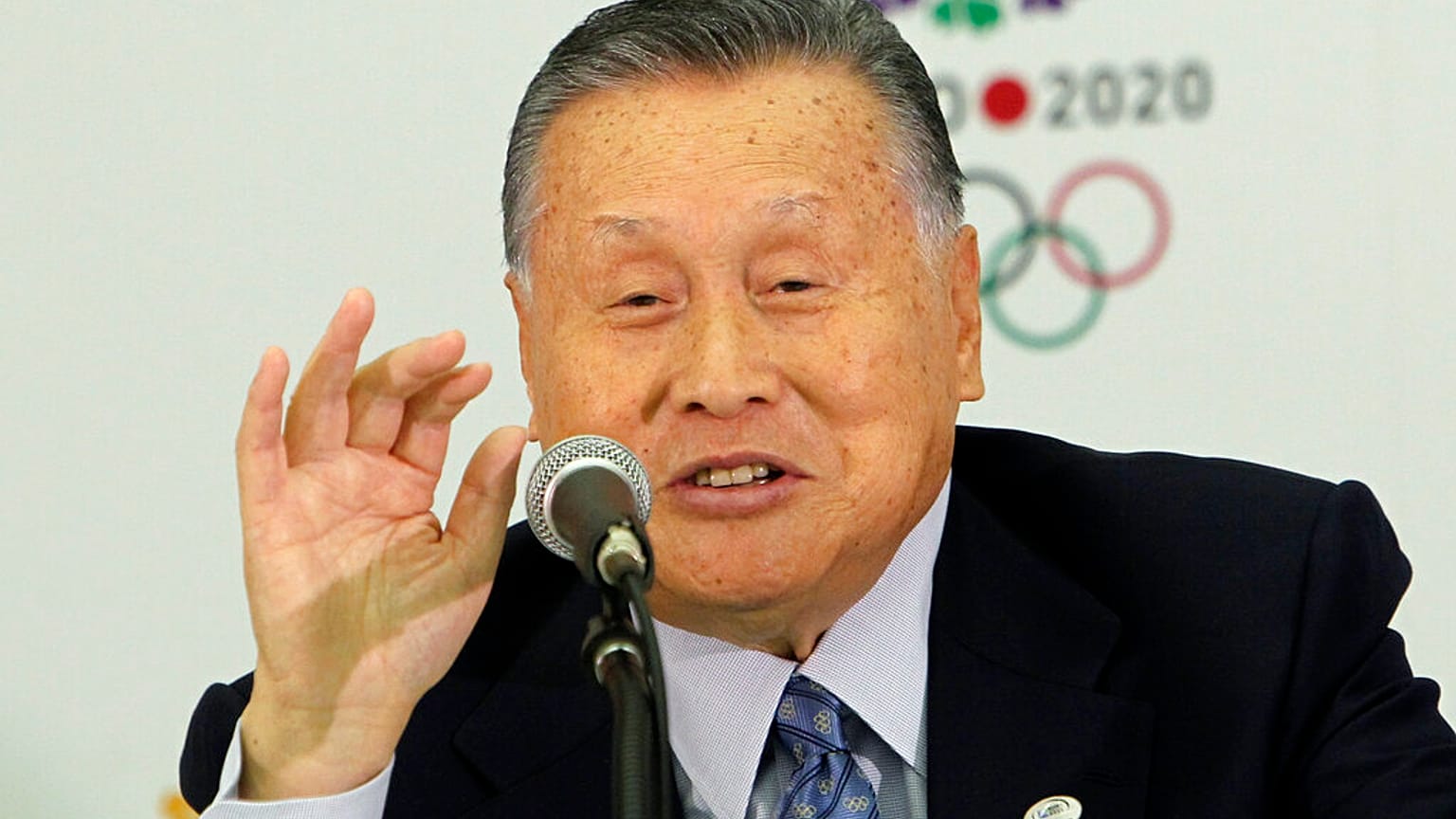 Yoshiro Mori has resigned after initially saying he wasn't going to do so