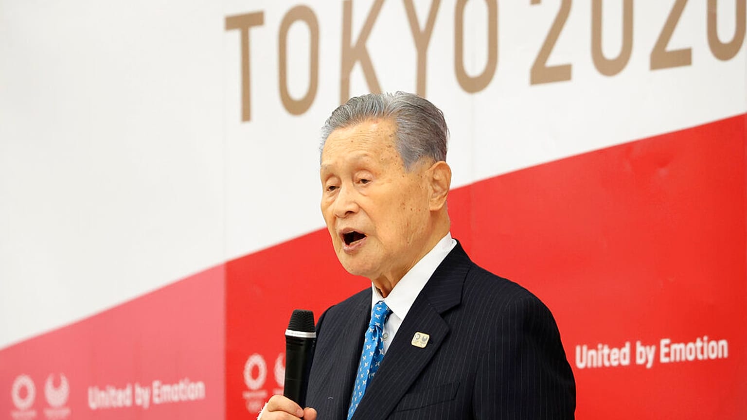 Tokyo Olimpiyatları Organizasyon Komitesi Başkanı Yoshino Mori.