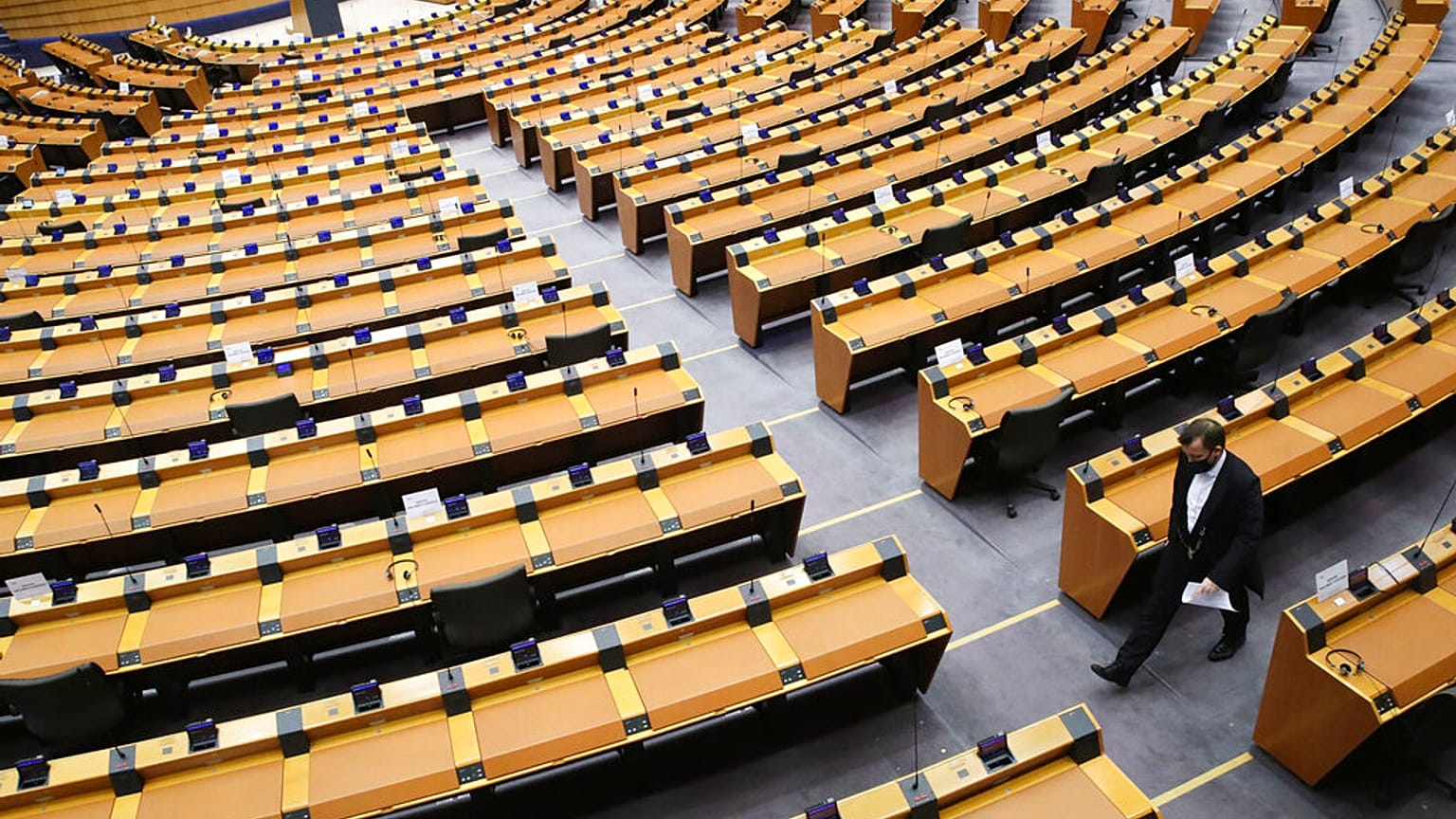 European Parliament in Brussels,
