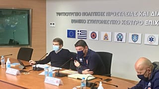 Σύσκεψη στην Πολιτική Προστασία