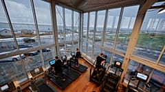 Fitnessstudio mit Blick