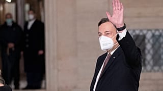 The 73-year-old will be focused on bringing Italy out of the coronavirus pandemic