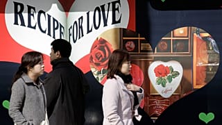 valentine's day in Japan