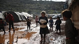 مخيم للاجئين السوريين