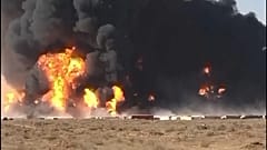 من موقع الانفجار 