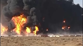 من موقع الانفجار 