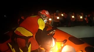Sauvetage de migrants par l'ONG Open Arms, le 13 février.