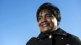 Menschenrechtsanwältin Debora Kayembe in Edinburgh