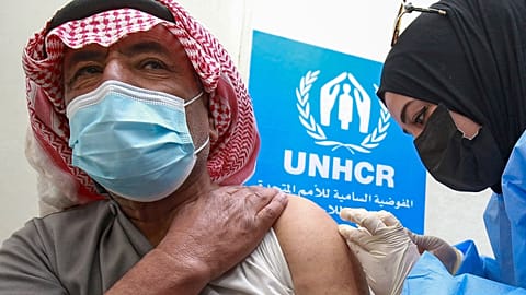 Jordanie : début des vaccinations contre le Covid-19 dans un camp de réfugiés syriens