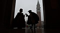 Narren auf dem Markusplatz