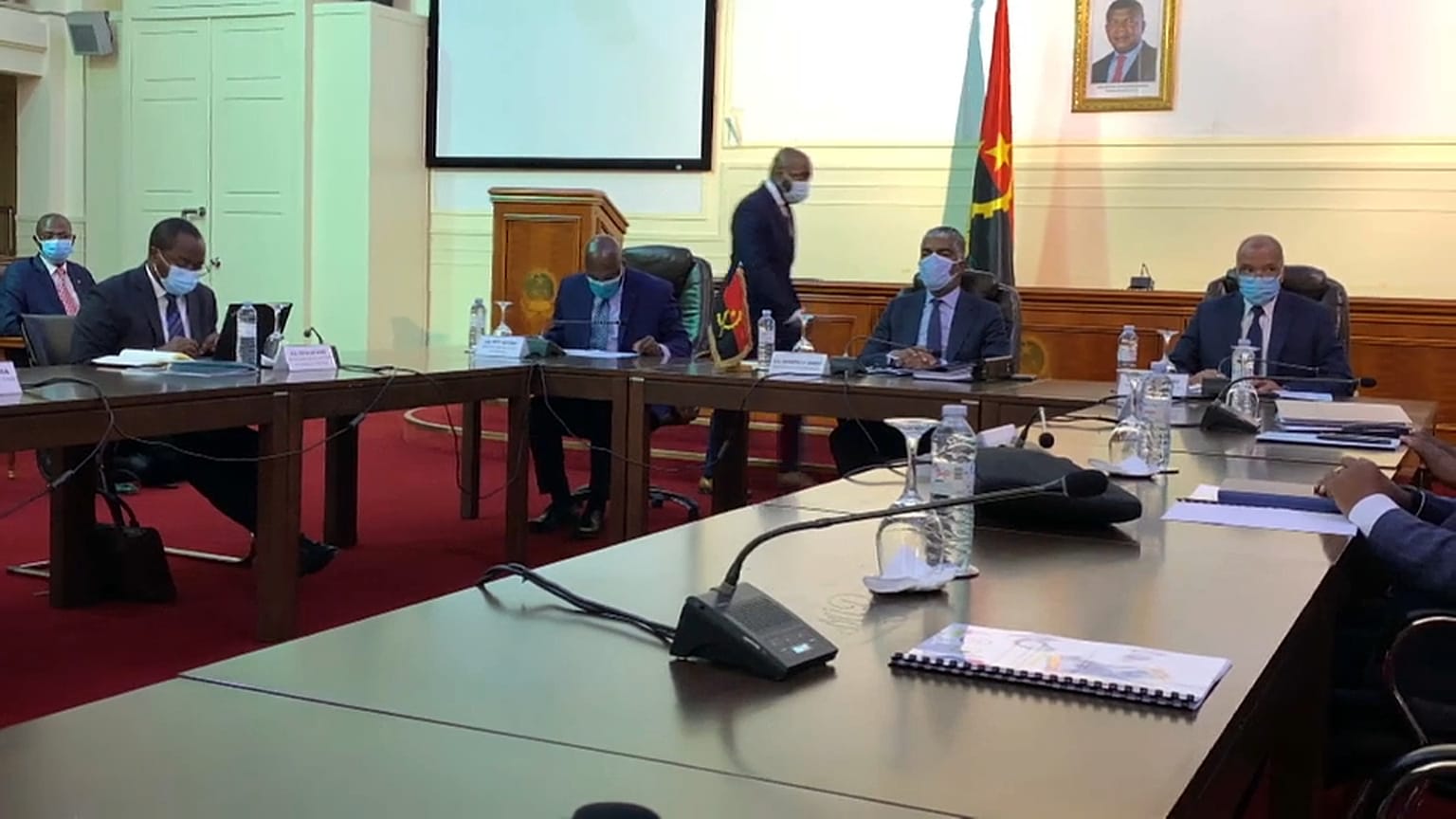 videoconferência de representantes da COMESA, EAC e SADC