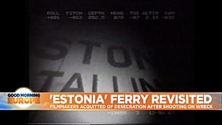 Submerged Estonia Ferry  