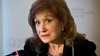 Jekaterina Trendafilova Pristinában 2017. november 23-án