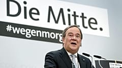 Armin Laschet, party leader of Germany's CDU, in Berlin. January 2021.