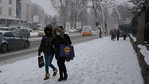 Schneechaos in der Türkei