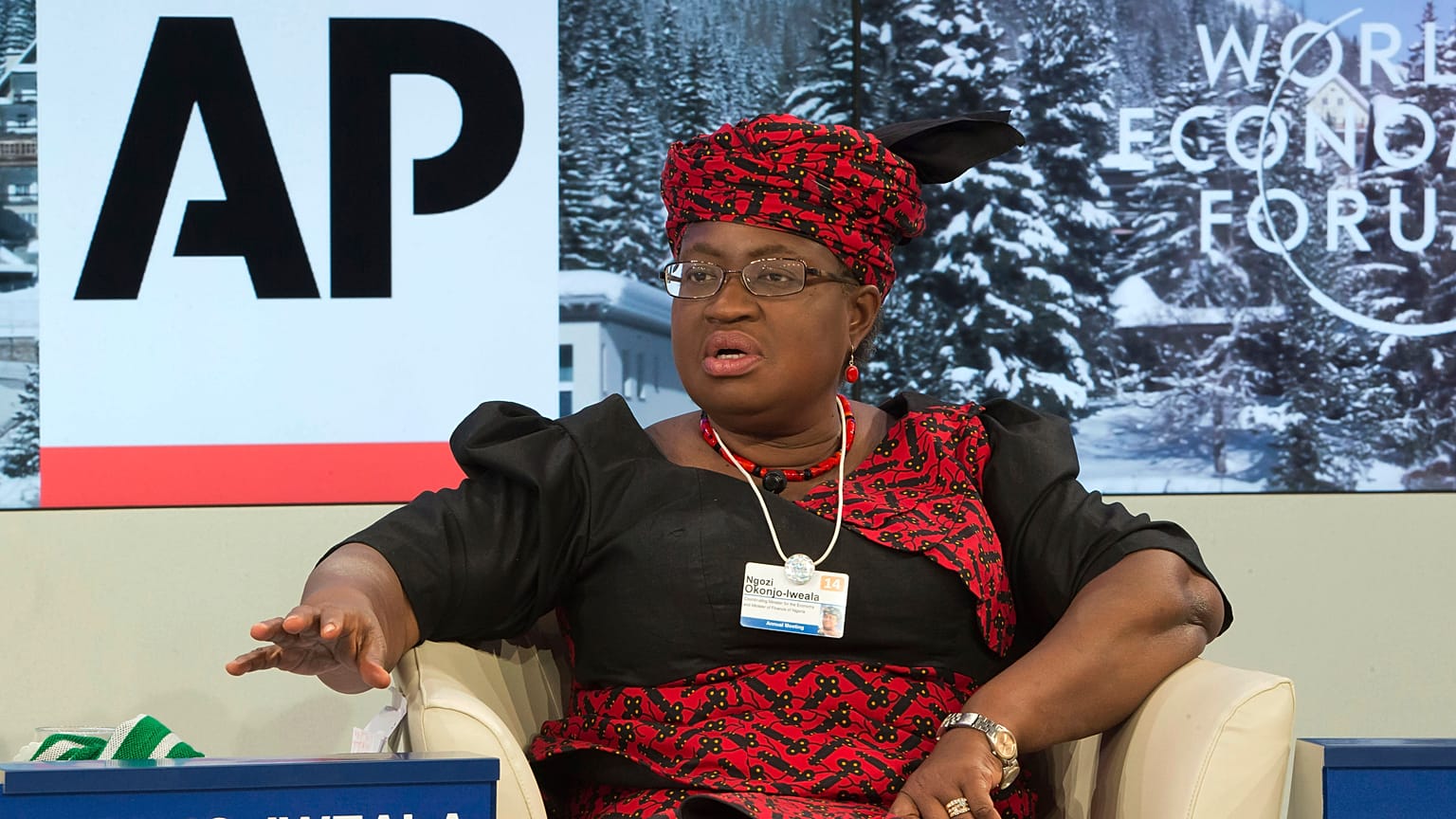 Okonjo-Iweala während ihrer Zeit als nigerianische Finanzministerin 2014.