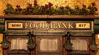 Artist creates mini food banks