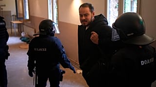 Detención de Pablo Hasél, en la Universidad de Lleida (16/02/2021)