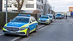 Vor der Lidl-Zentrale in Neckarsulm
