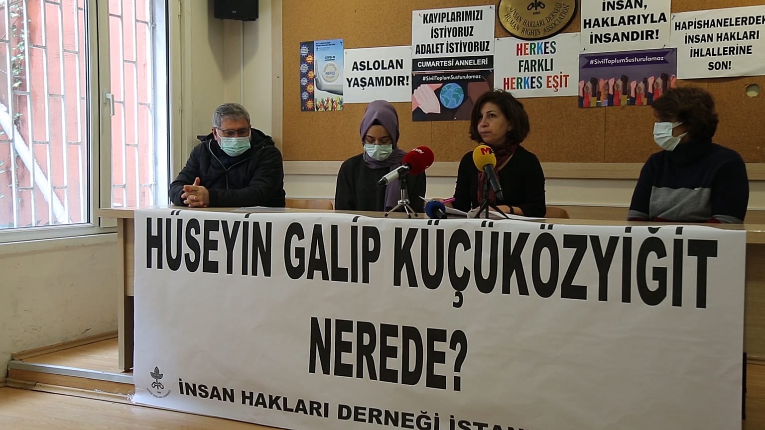 Hüseyin Galip Küçüközyiğit için basın toplantısı 