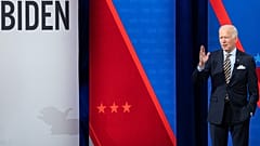 US-Präsident Joe Biden diese Woche bei einem Townhall in Milwaukee, Wisconsin.
