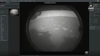 NASA, mühendislik kamerasından alınan ilk fotoğraf