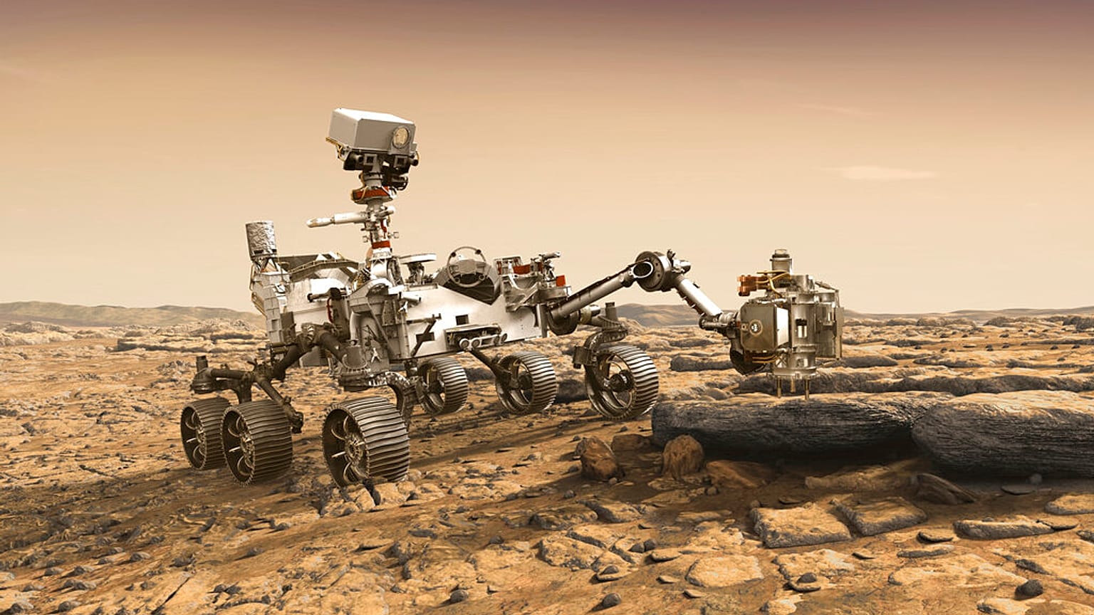 A NASA marsjárója munka közben - animáció (AP)