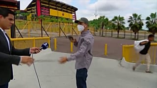 سرقت مسلحانه هنگام پخش زنده
