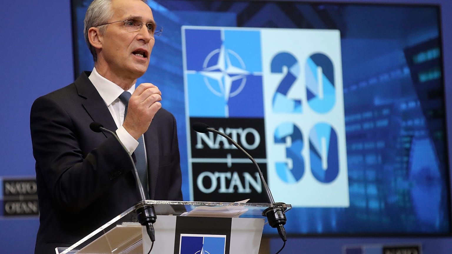 Jens Stoltenberg press conference