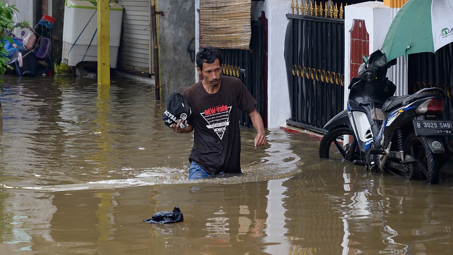 Überschwemmung in Jakarta