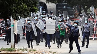 دو نفر در تظاهرات ضد کودتاگران در میانمار کشته شدند