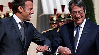 Εμανουέλ Μακρόν και Νίκος Αναστασιάδης (φωτό Αρχείου)