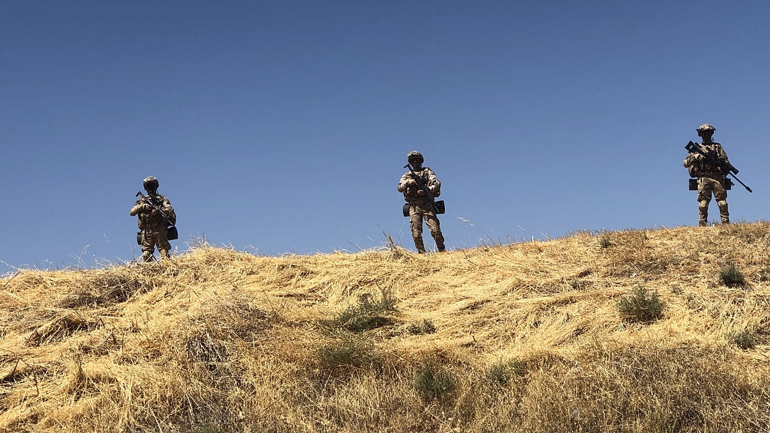 Mardin'de 2020'de PKK'ya yönelik düzenlenen operasyondan bir görüntü 