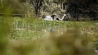 Accidente de avión militar en México