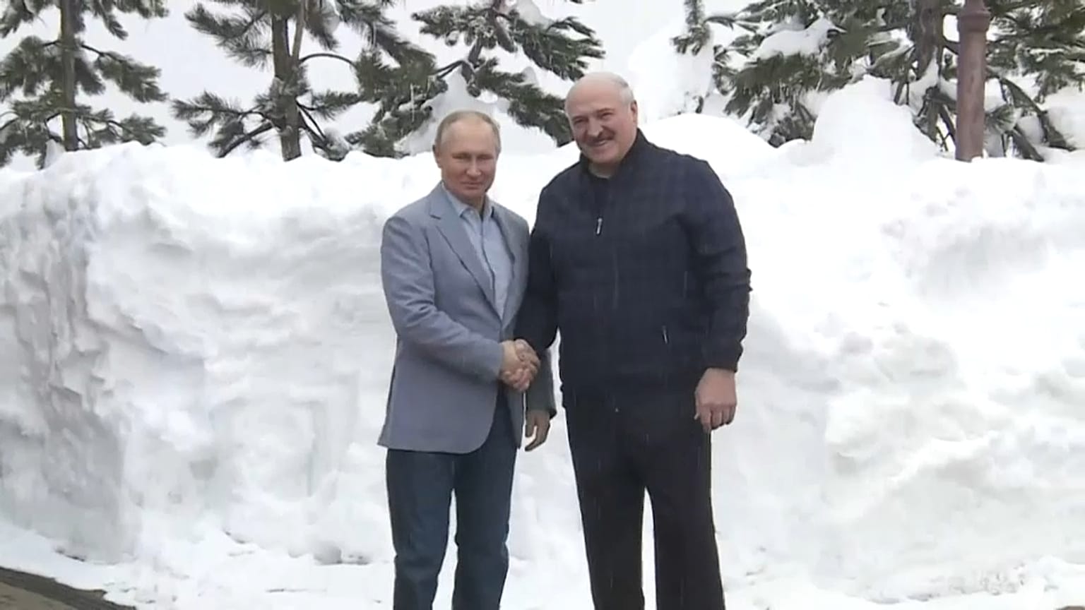 Встреча Владимира Путина и Александра Лукашенко в Сочи