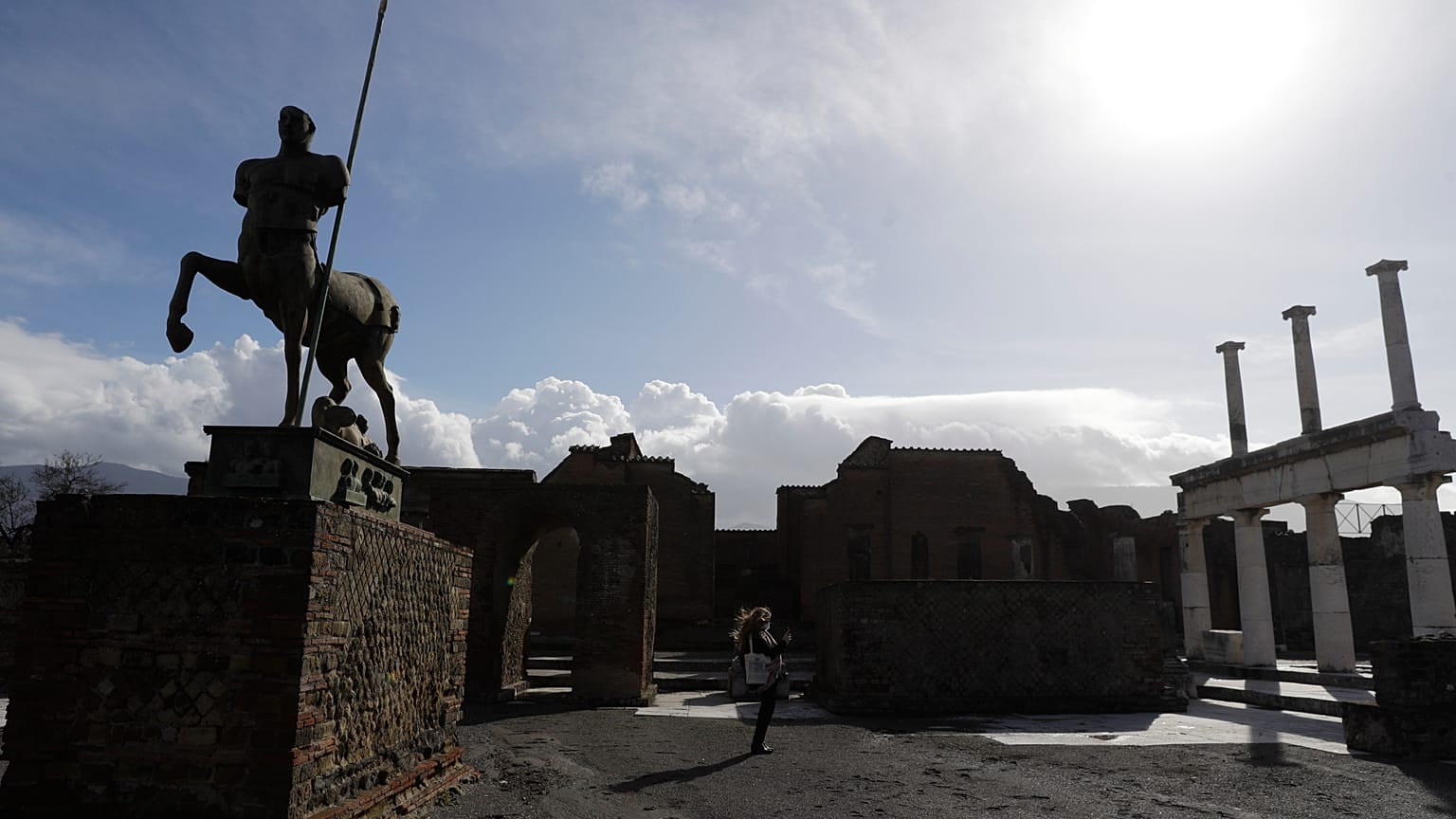 Pompeji im Januar 2021.