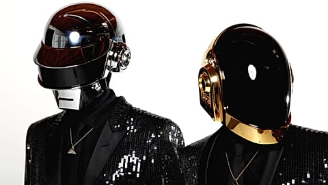 Thomas Bangalter, left, and Guy-Manuel de Homem-Christo, from the group Daft Punk