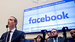  In this Oct. 23, 2019, file photo, Facebook CEO Mark Zuckerberg testifies before a House Financial Services Committee hearing on Capitol Hill in Washington.
