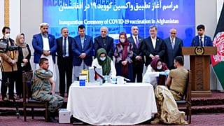 آغاز رسمی کارزار واکسیناسیون کرونا در افغانستان