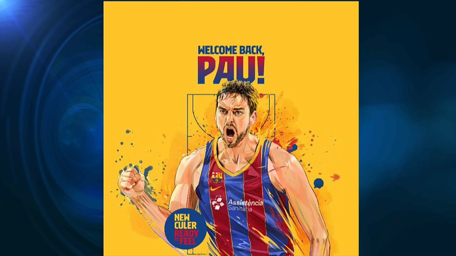 Tuit de bienvenida del FC Barcelona a Pau Gasol