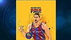 Tuit de bienvenida del FC Barcelona a Pau Gasol