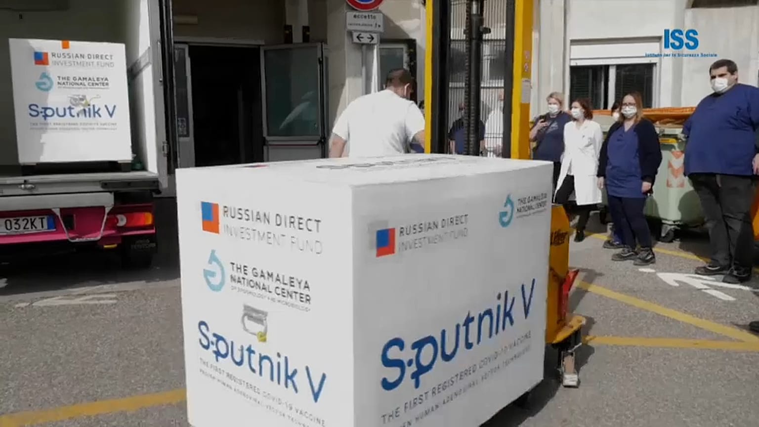 L'arrivée des vaccins Spoutnik V, mardi 23 février, à Saint-Marin