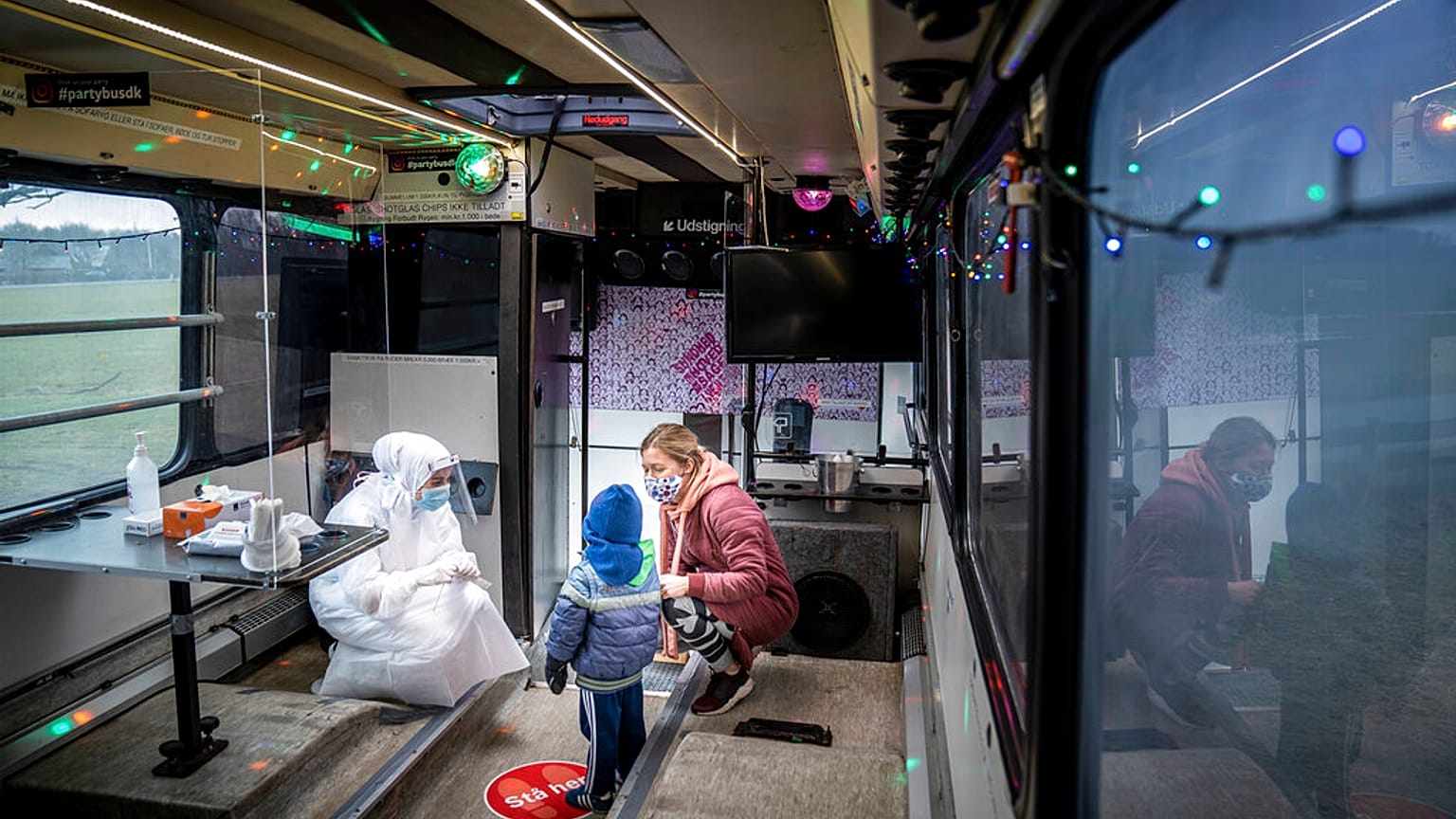 Test im Party-Bus in Dänemark