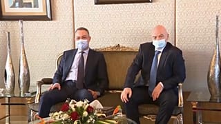 رئيس الإتحاد الدولي لكرة القدم (الفيفا) جياني إنفانتينو في زيارة للمغرب