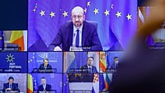 قمة الاتحاد الأوروبي المنعقدة عبر الفيديو/ الخميس 25 فبراير 2021.